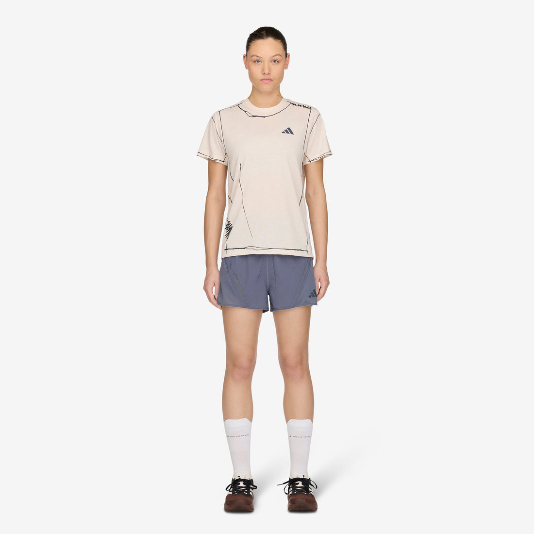 Song for the Mute x Women's adi365 Running Shorts 3" Onix Shorts