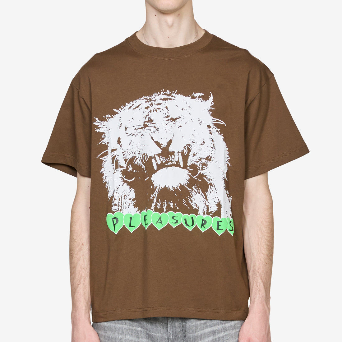 Grin T-Shirt Brown Tees