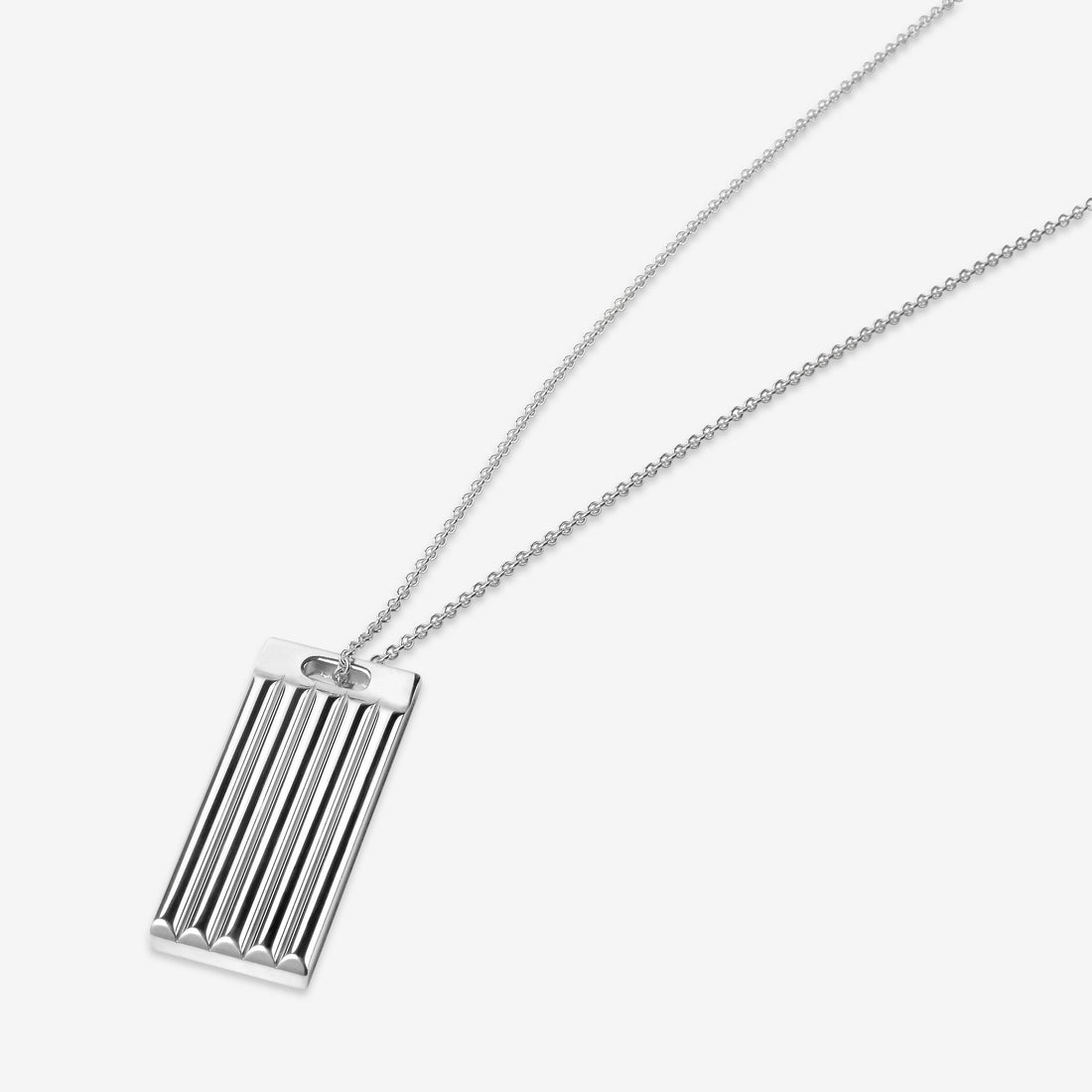 8g Polished Sterling Silver Godron Medal Jewellery