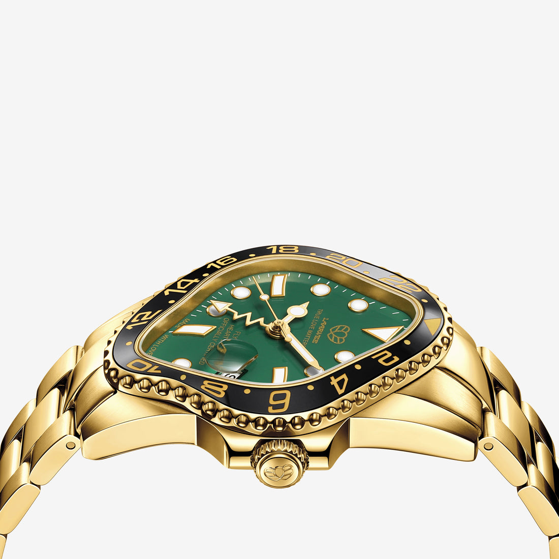PEA001GMT Golden Precision Steel | Black Bezel | Green Dial Accessories