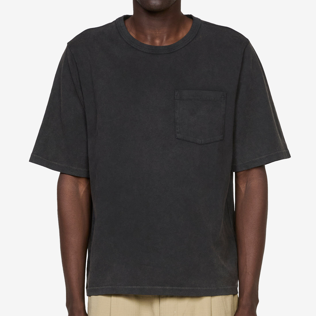 Garment Dye T-Shirt Black Tees
