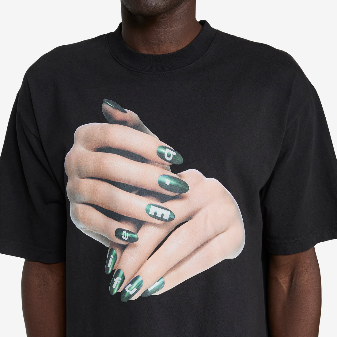 Manicure T-Shirt Black Tees