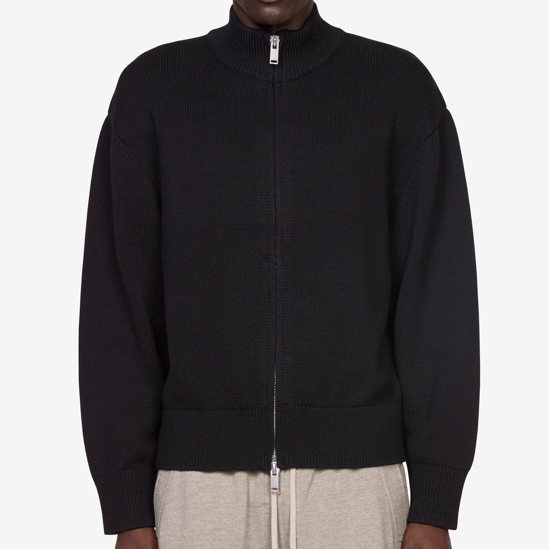 Diamond Knit Cardigan Black Jumpers