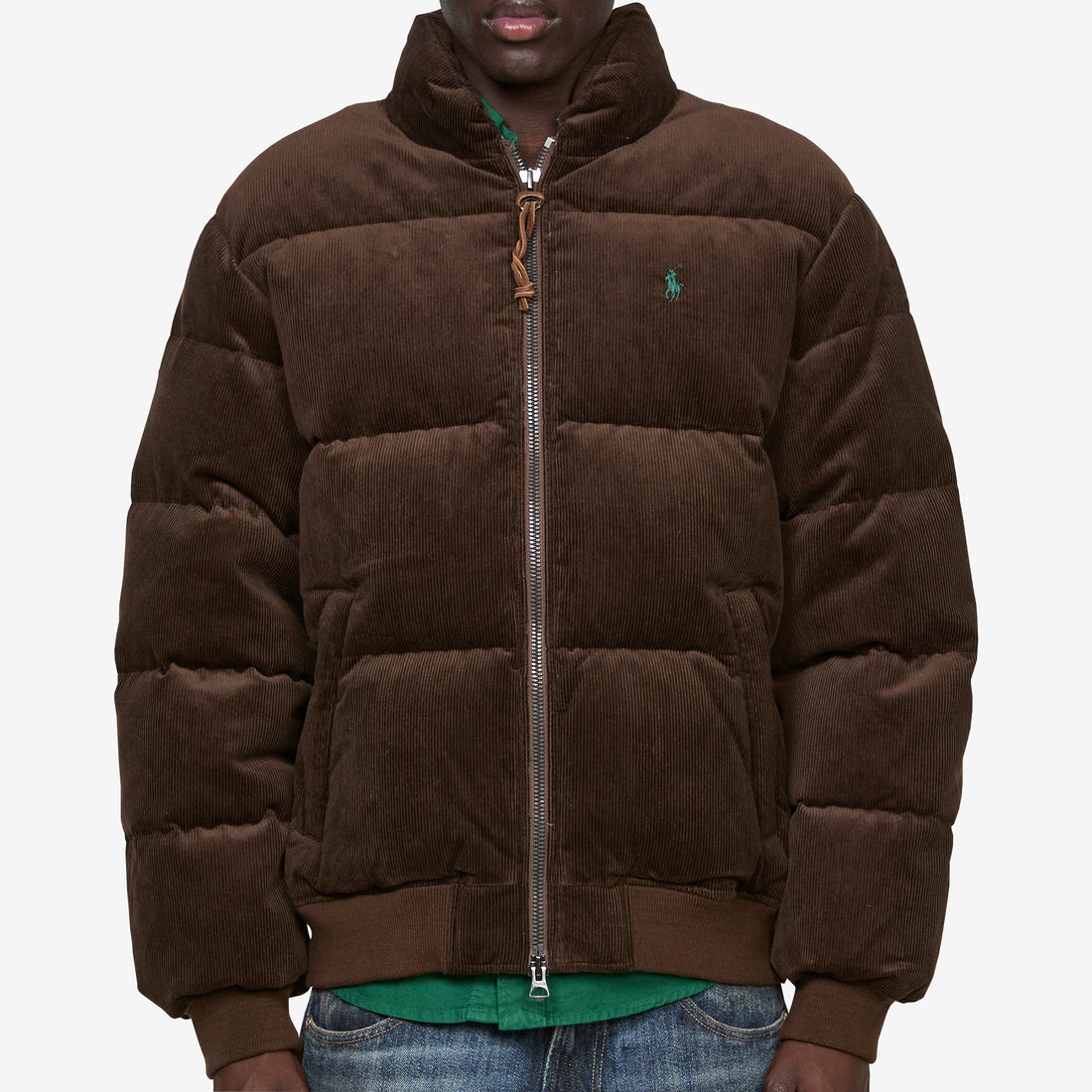 Corduroy Down Jacket Dark Beech Jackets