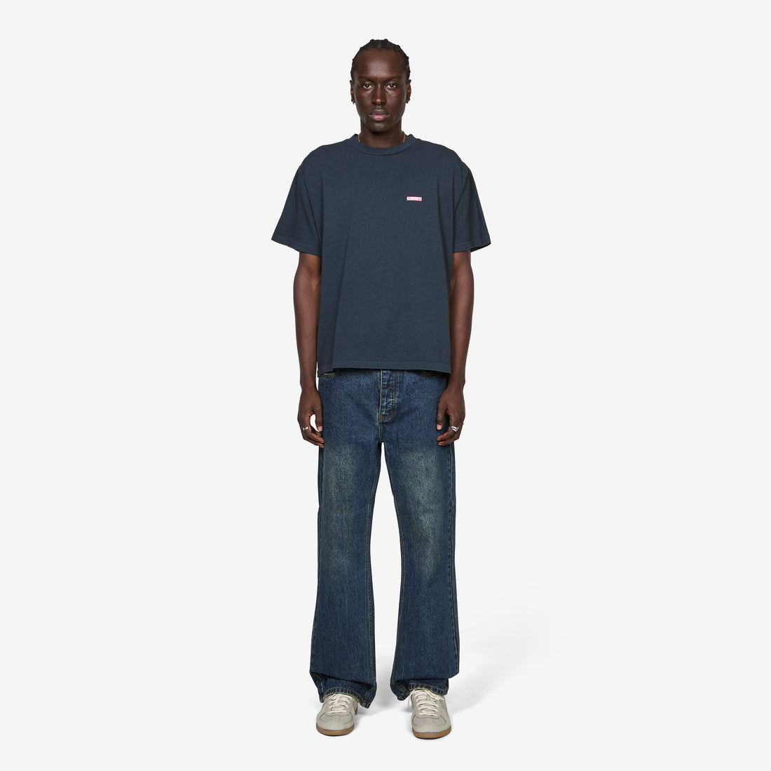 Desert Boxy T-Shirt Vintage Black Tees