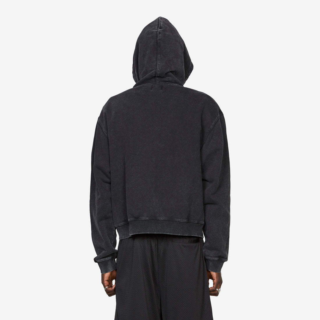 Loopback Logo Zip Hooded Sweater Moonless Night Jumpers