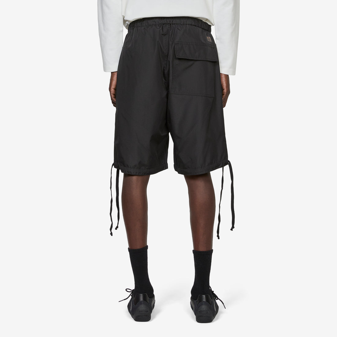 Military Non-Down Reversible Shorts Black Shorts