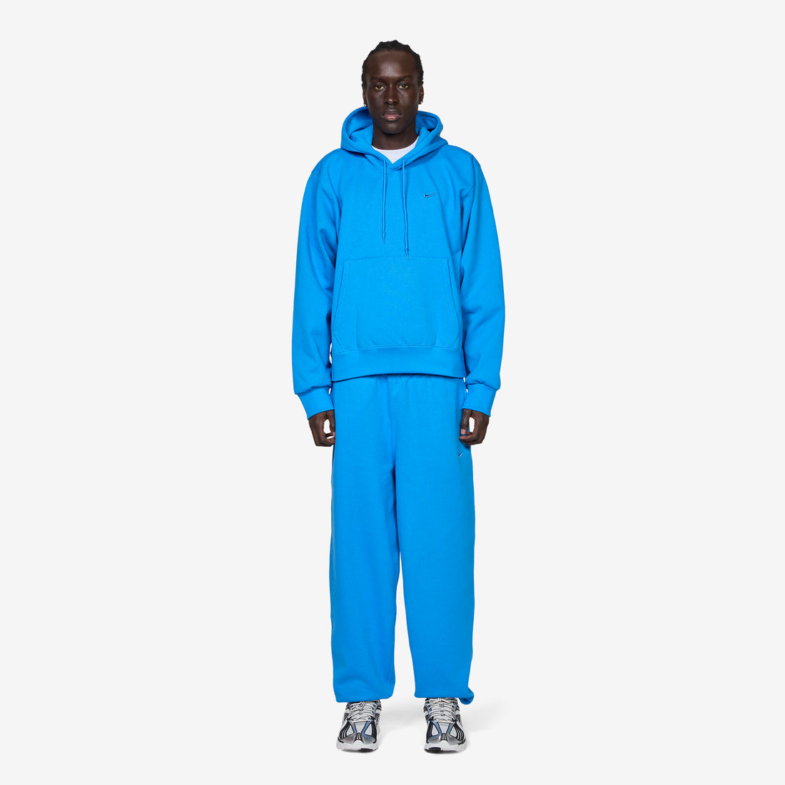 Energy Fleece Hoodie Light Photo Blue Jumpers