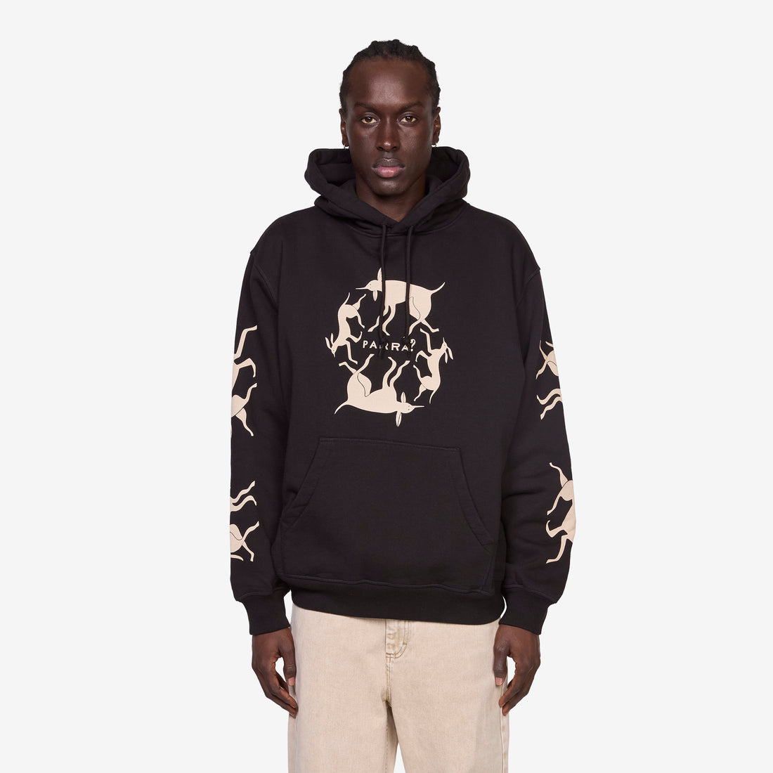 Non Grand Cafe Hooded Sweatshirt Black Shirts