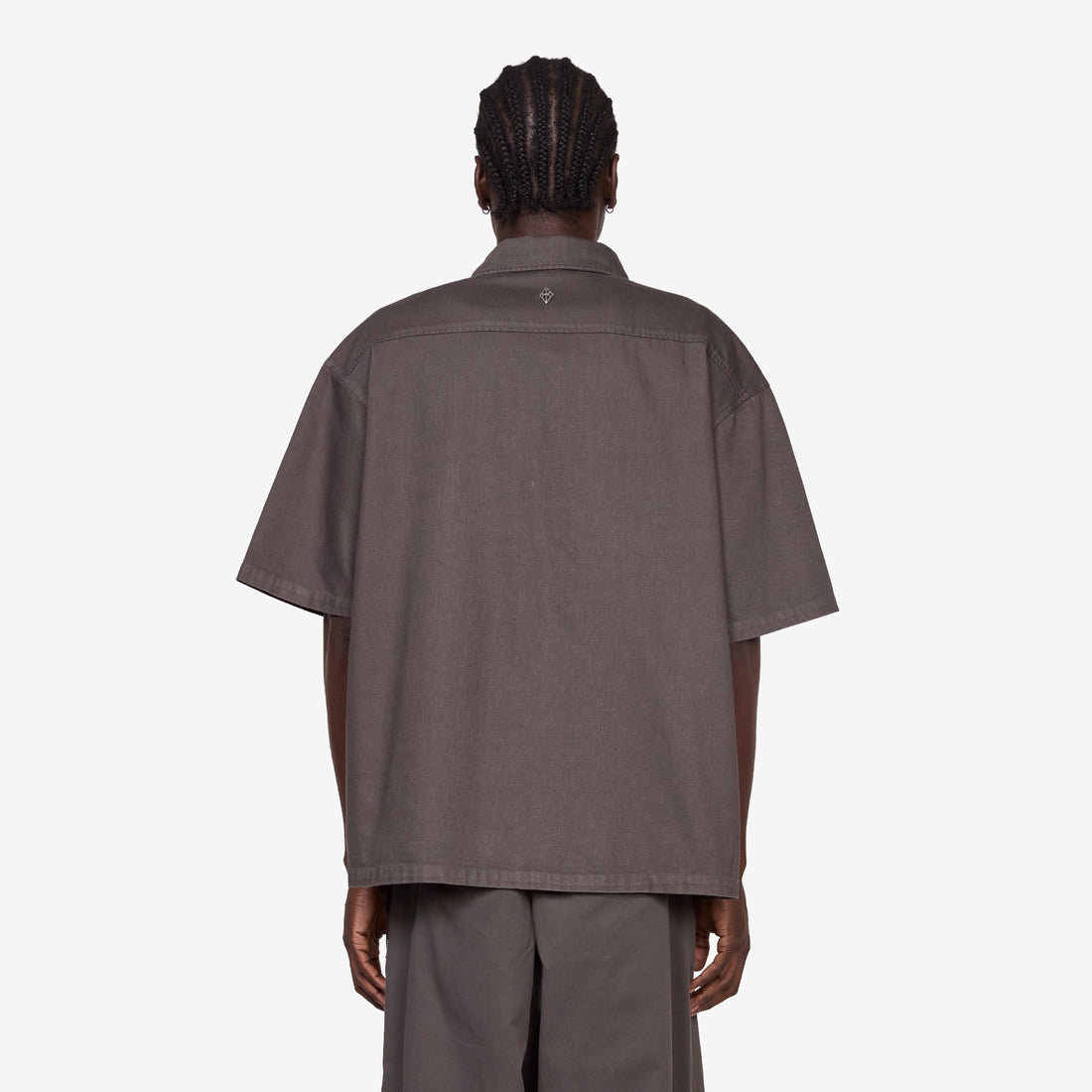 Washed Oversized Shirt Dusty Brown Shirts
