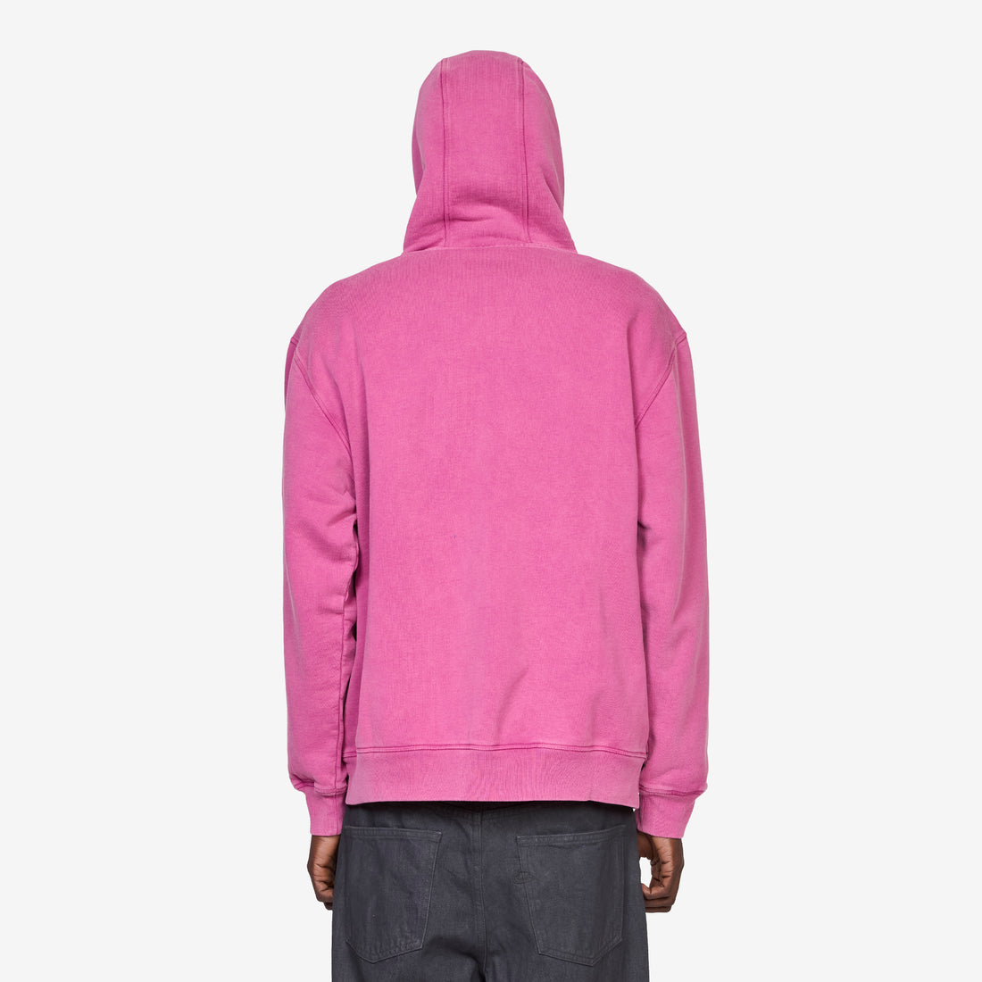 Not Fade Away Zip Hooded Sweatshirt Washed Tyrian Purple Shirts