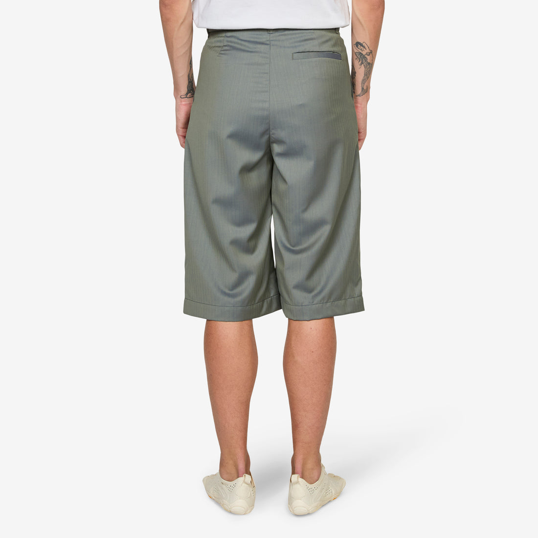 Bermudas 3/4 Wool Short Marine Blue Shorts