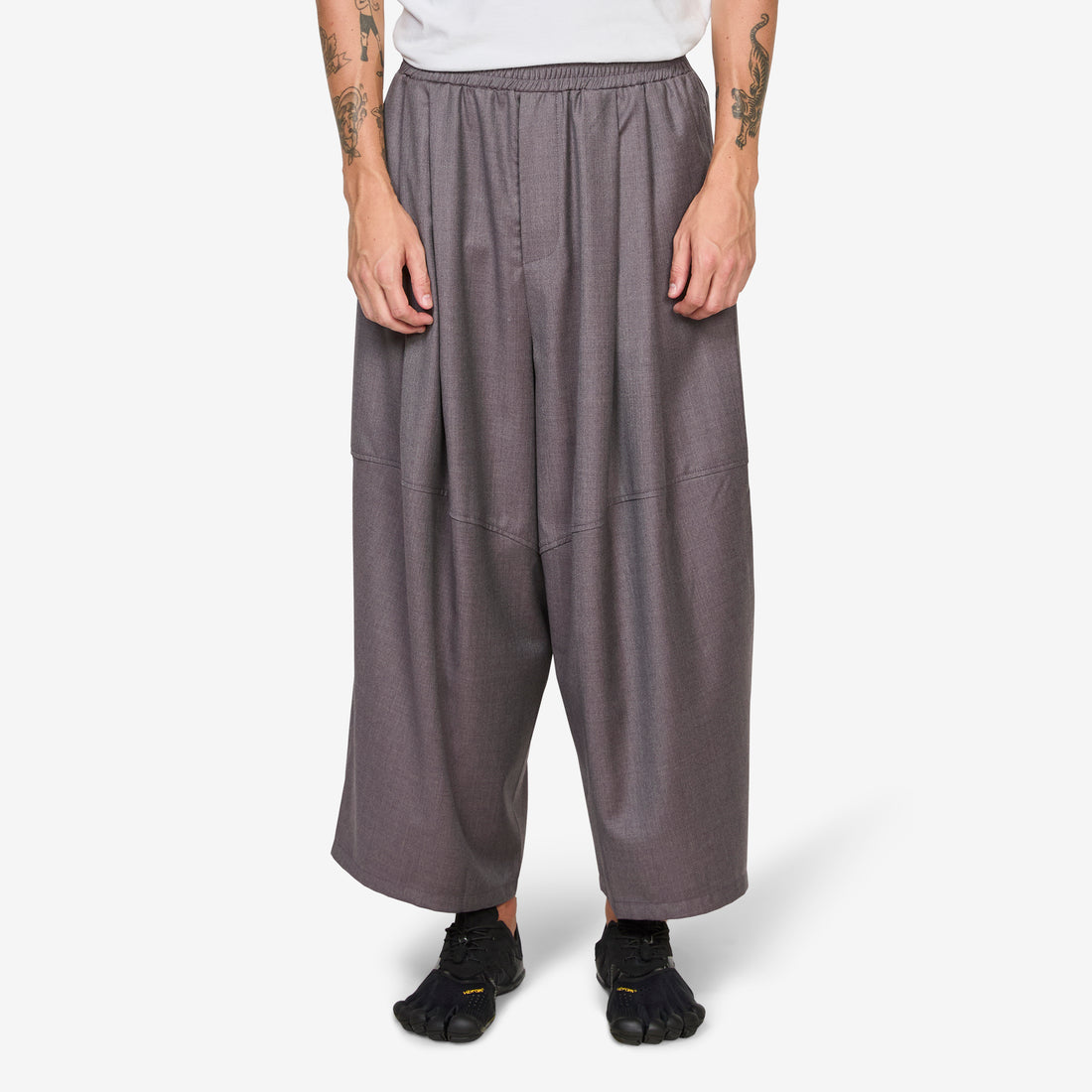 Nino Oversized Trouser Brown Pants