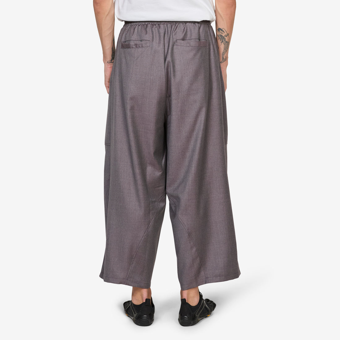 Nino Oversized Trouser Brown Pants