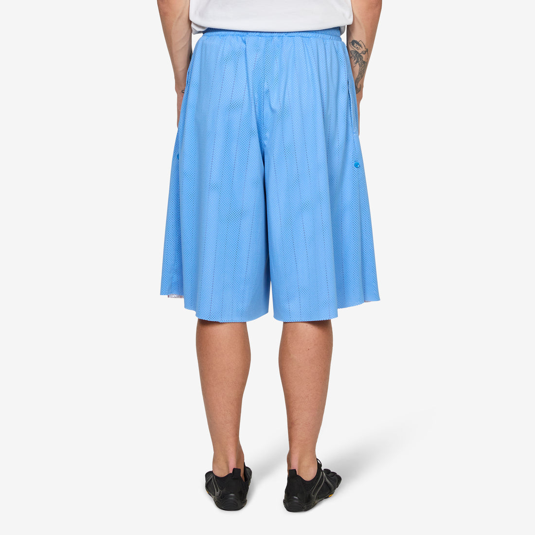 Paris 3/4 Mesh Basketball Short Sky Blue Shorts