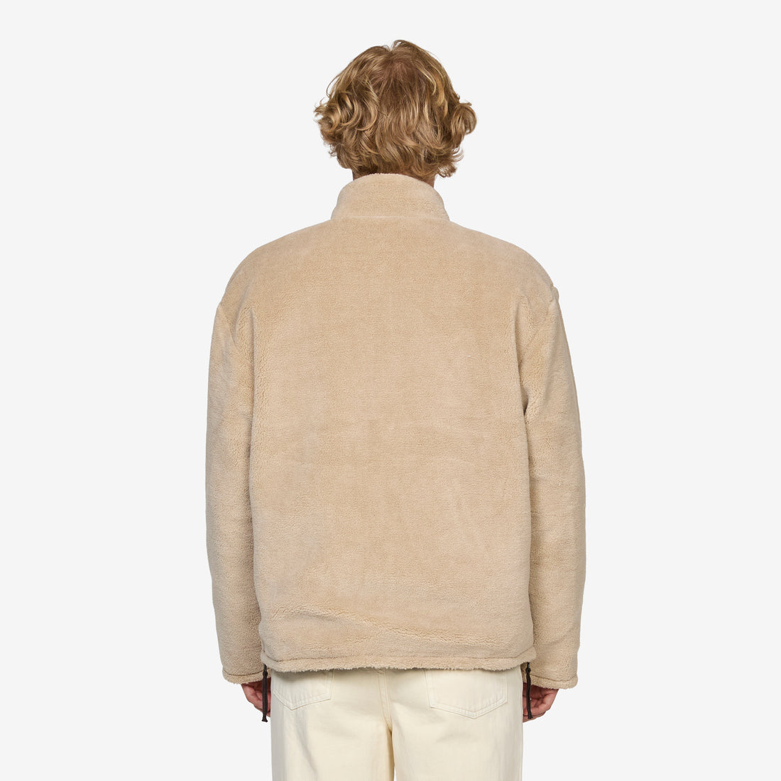 Military Reversible Down Boa Hi Neck Jacket Dark Choco | Beige Jackets