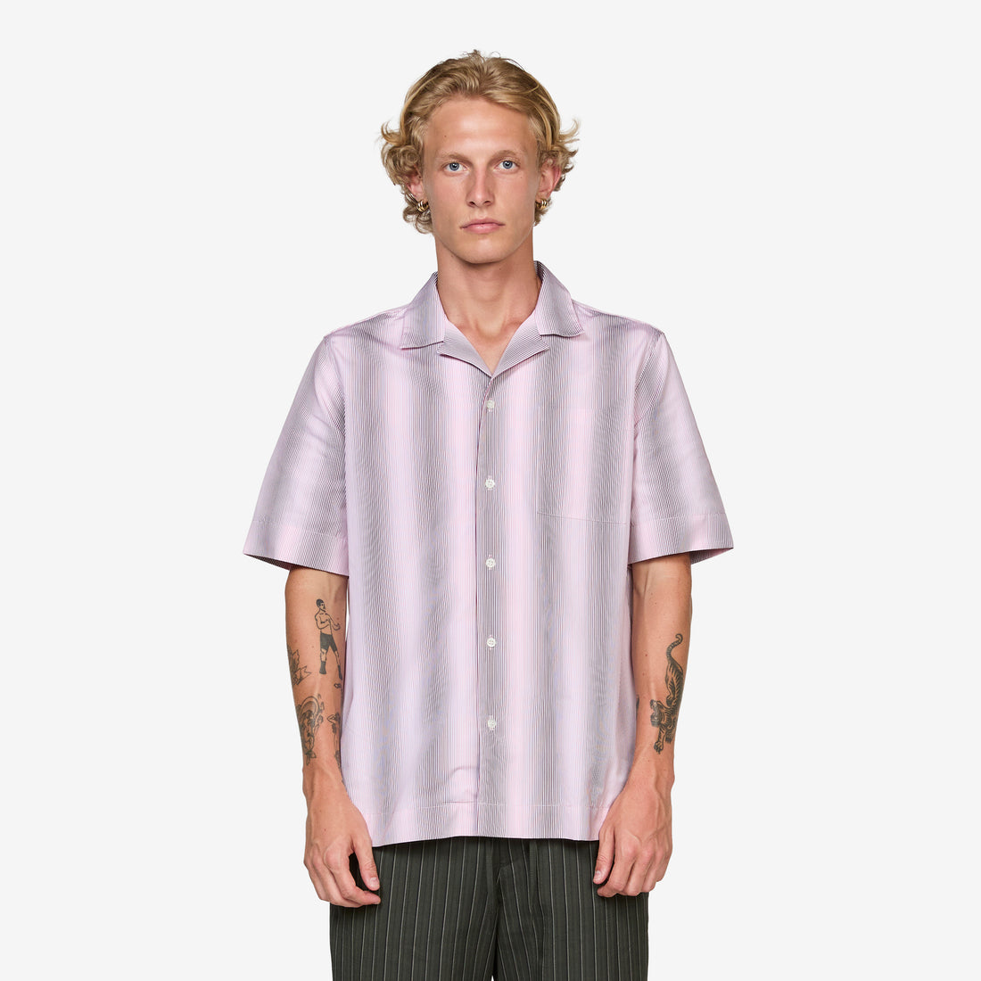 Boxy Shirt Pink Shirts