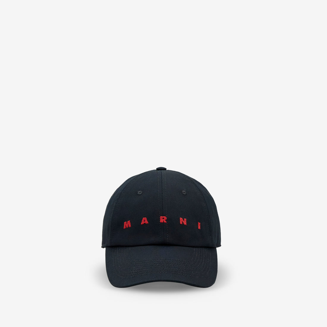 Embroidered Logo Baseball Cap Black Headwear