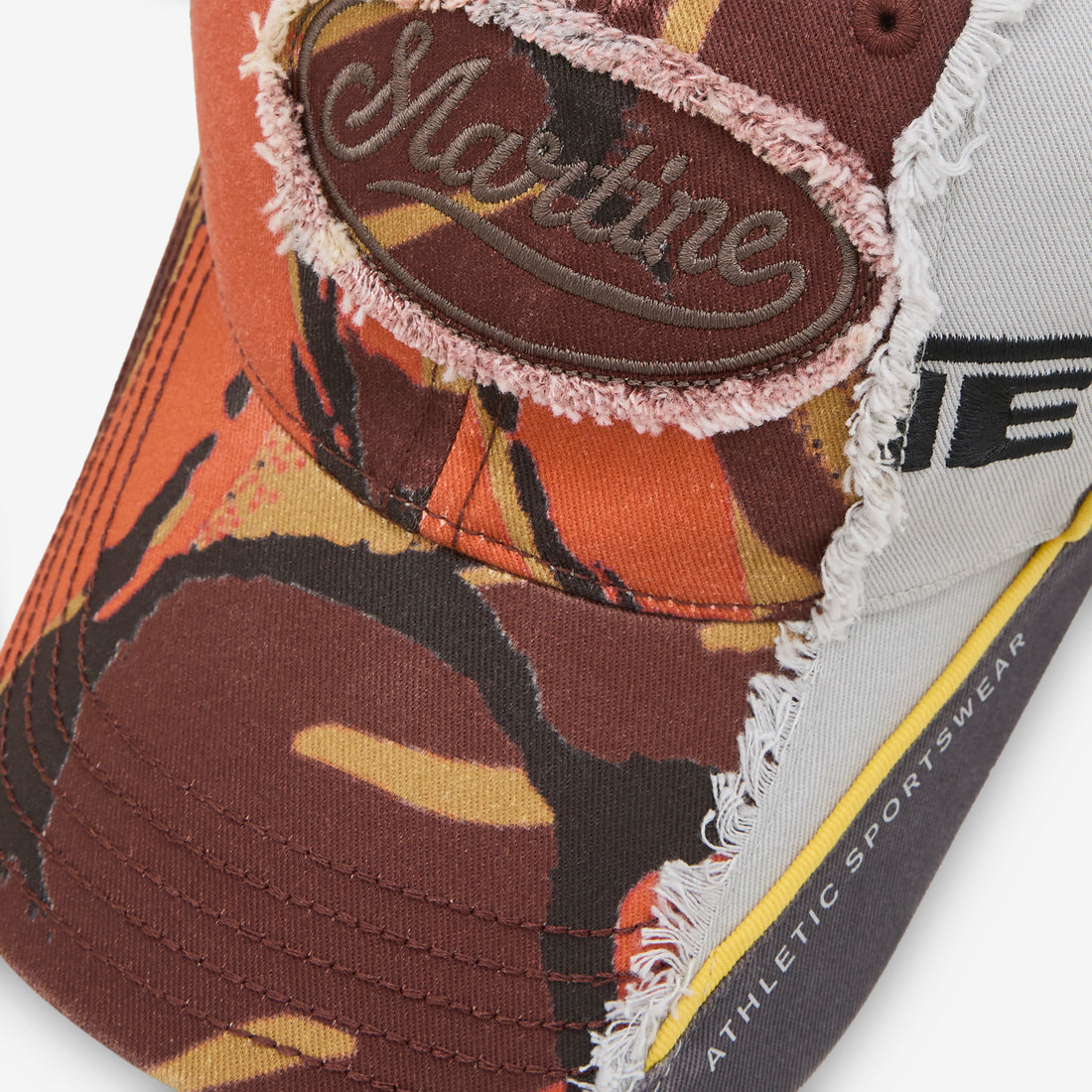 Collage Cap Orange Camo | Grey Headwear