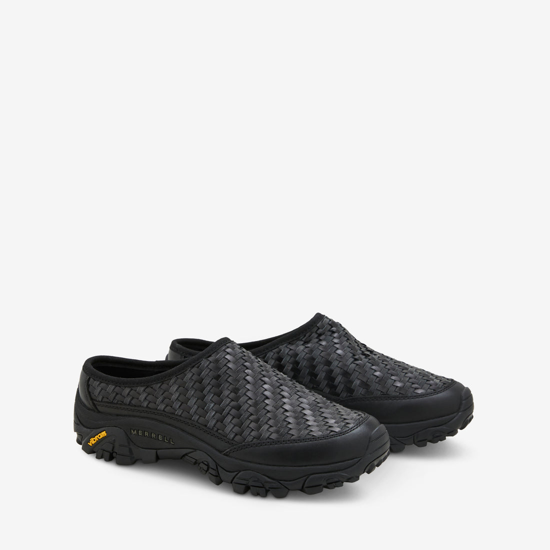 Moab 2 Slide Woven Leather Black | Beluga Footwear