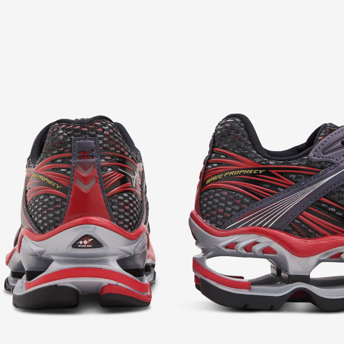 Wave Prophecy 1 Harbor Mist | Chinese Red | Black Footwear