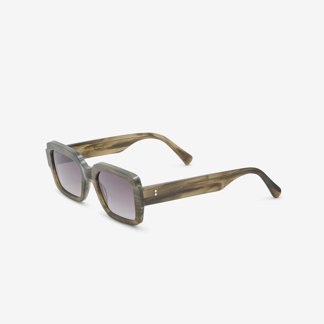 Apollo Green Demi | Grey Gradient Lens Eyewear