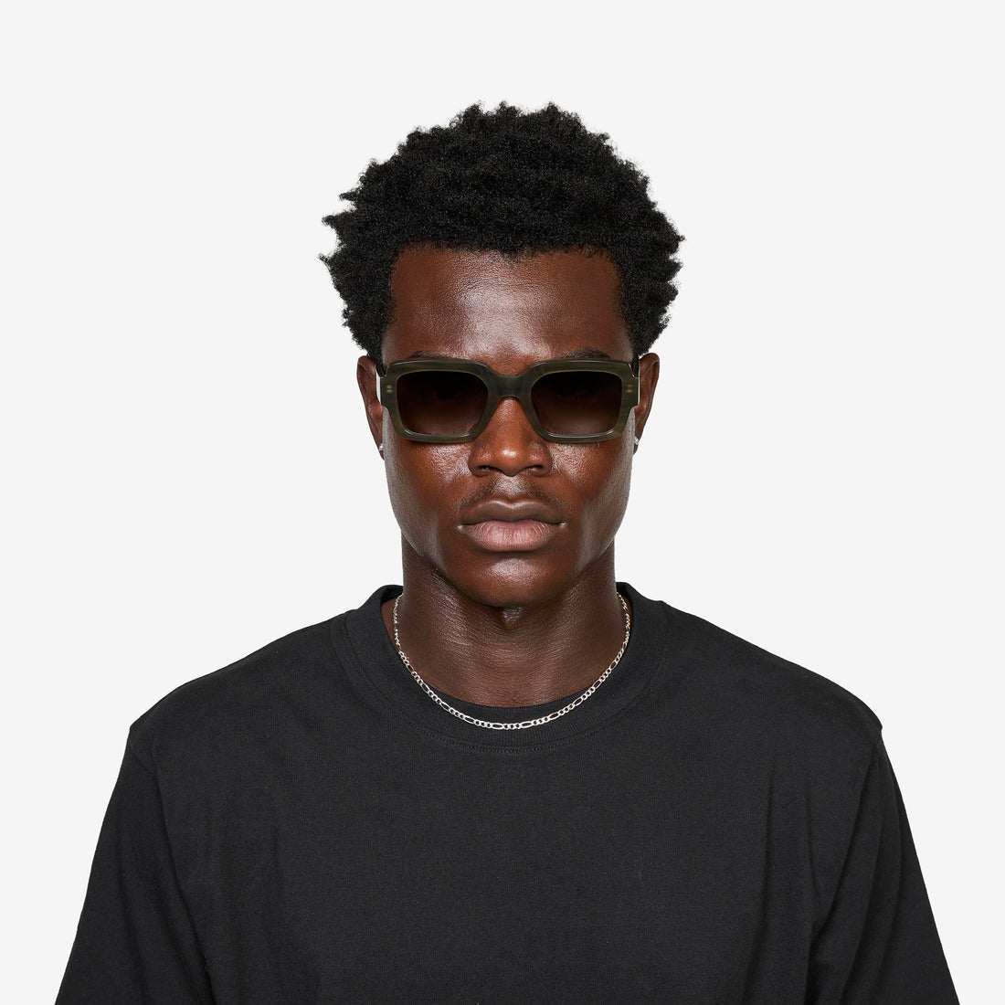 Apollo Green Demi | Grey Gradient Lens Eyewear