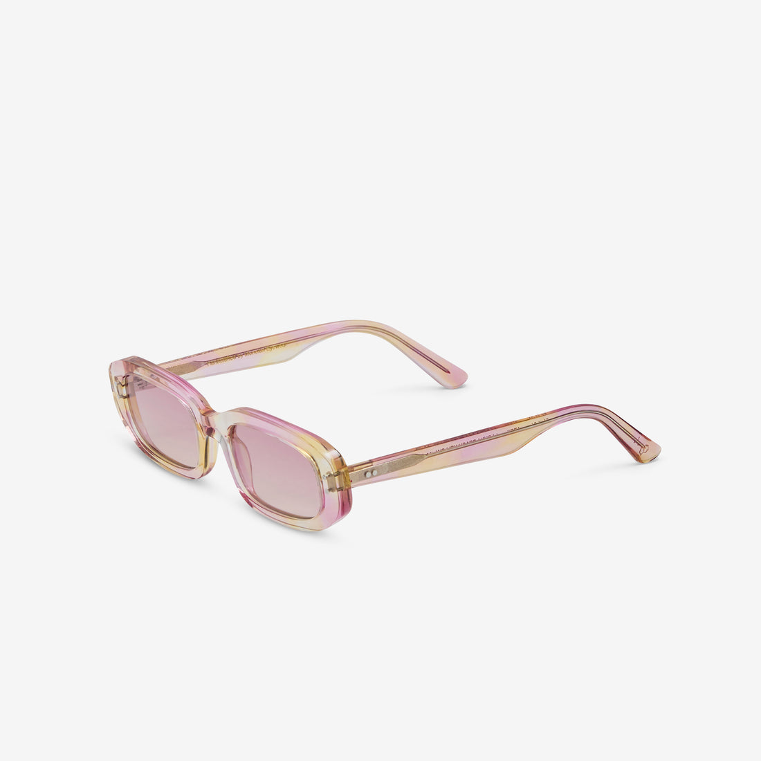 April Laguna Beach Yellow | Rose Gradient Lens Eyewear