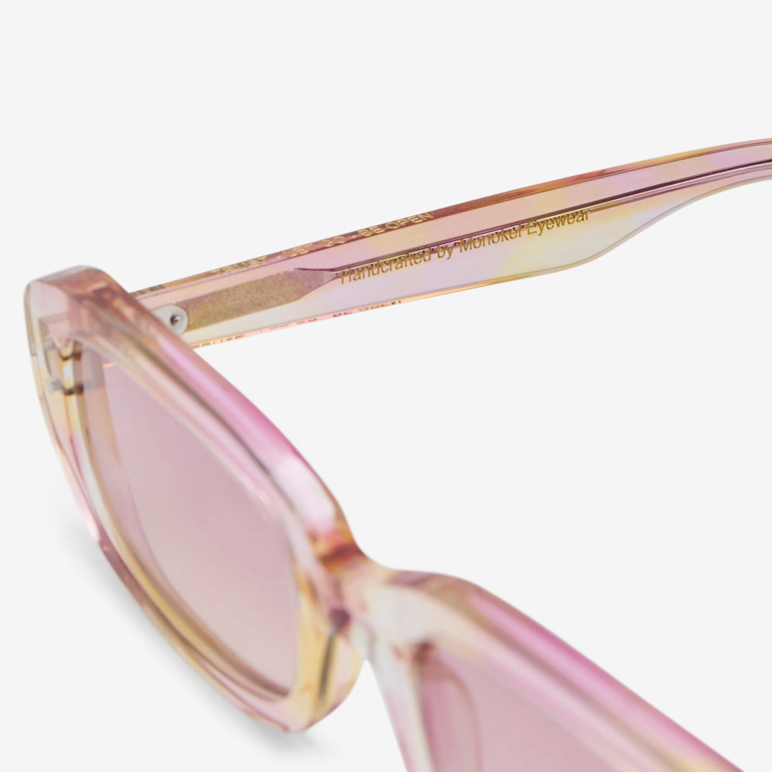 April Laguna Beach Yellow | Rose Gradient Lens Eyewear