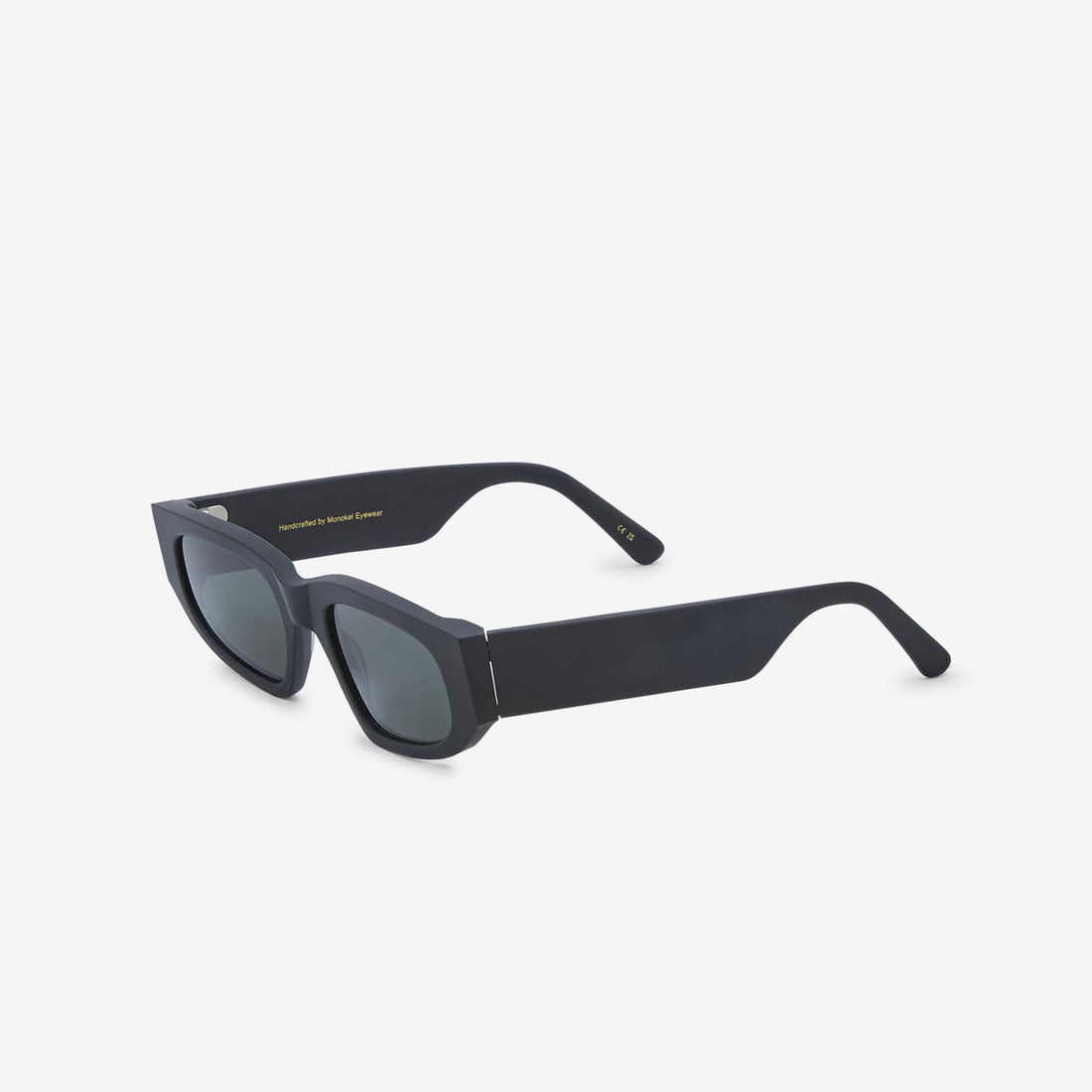 Eclipse Matte Black | Green Solid Lens Eyewear