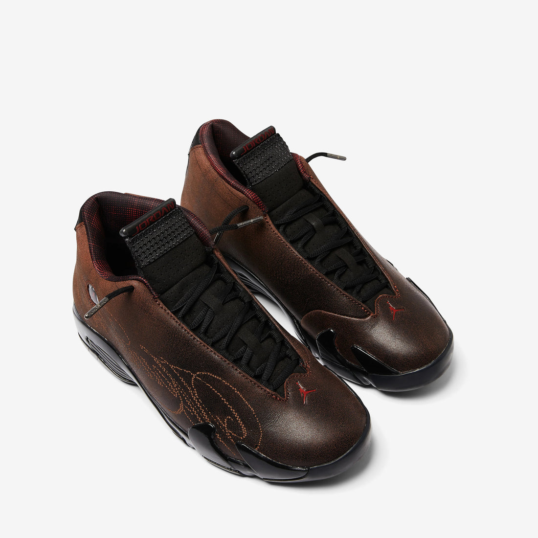 Mowalola x Air Jordan 14 Retro SP Black | Burnt Red Footwear