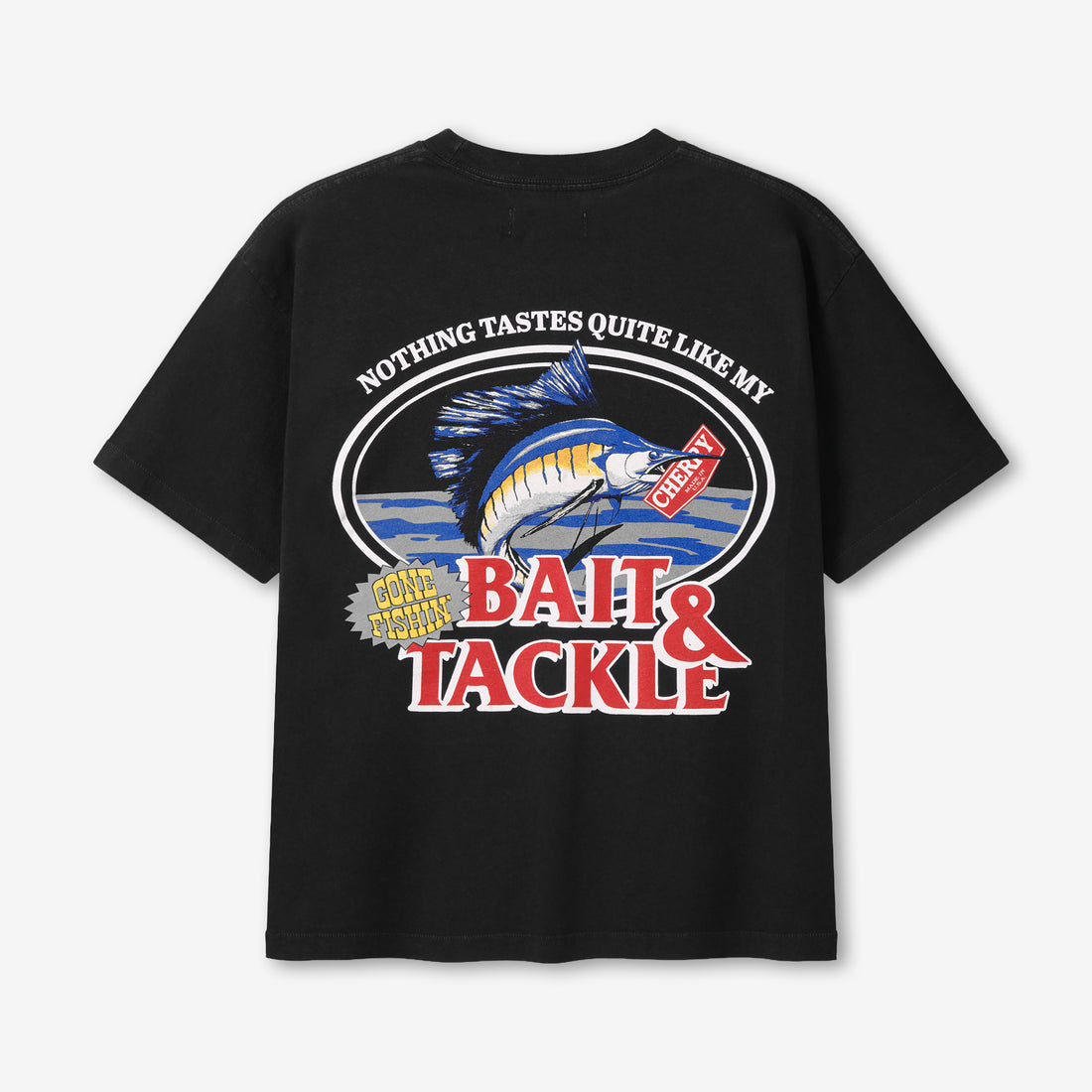 Marlin Boxy Pocket T-Shirt Black Tees