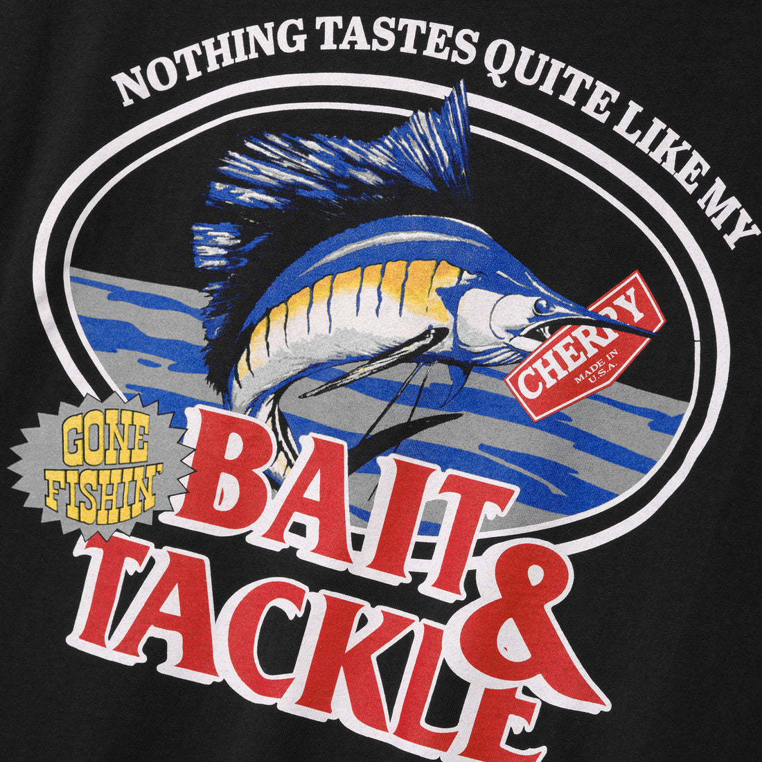 Marlin Boxy Pocket T-Shirt Black Tees
