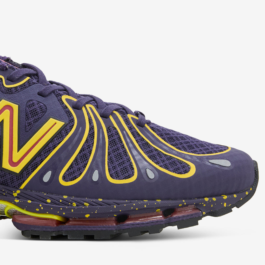 U18909P5 Boysenberry | Punch Yellow Footwear