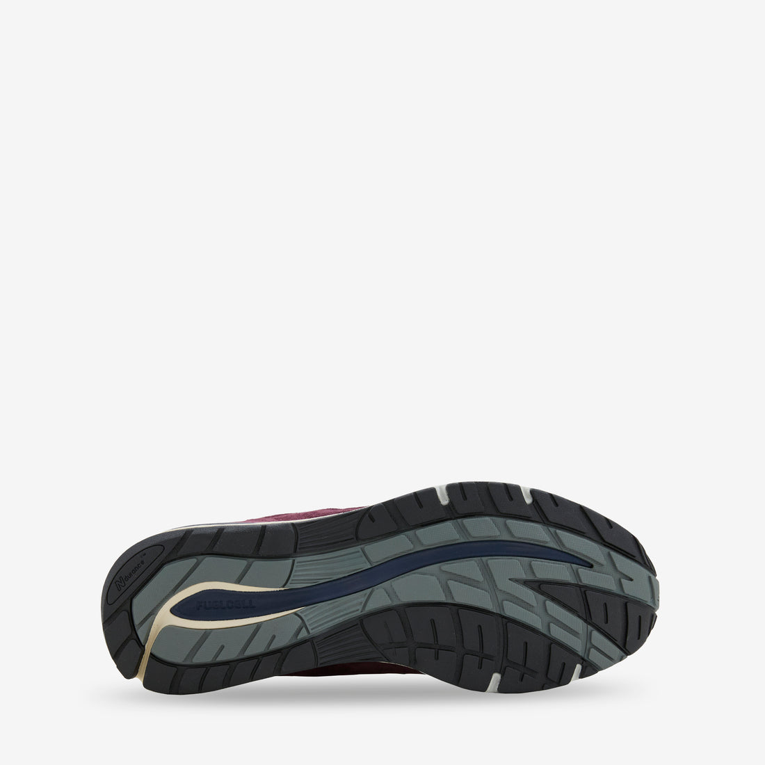 Made in UK 991v2 Catawba Grape | Silver | Naval Acadamy | White Footwear