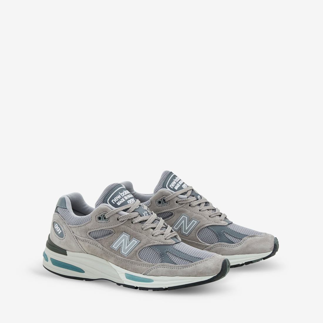 Made in UK 991v2 Dove | Alloy | Silver Footwear