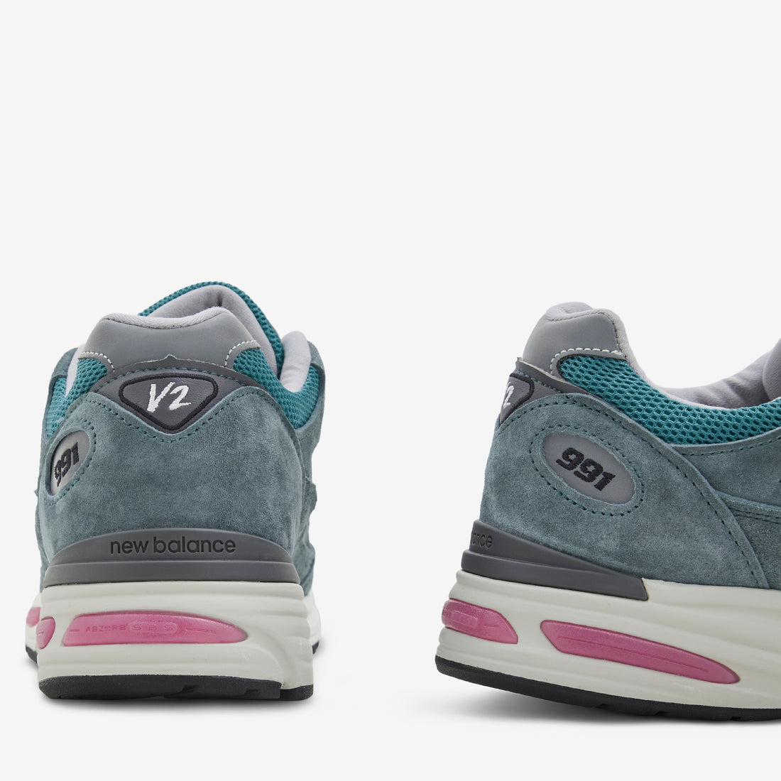 U991TT2 Porcelain Green | Trooper | Silver Footwear