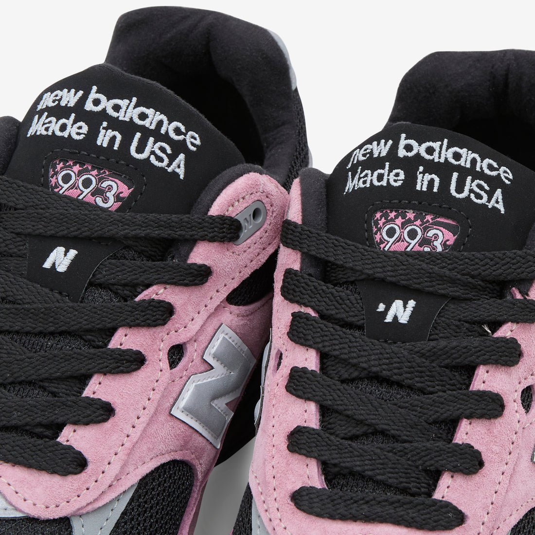 Made in USA 993 Pink Taffy | Black Footwear