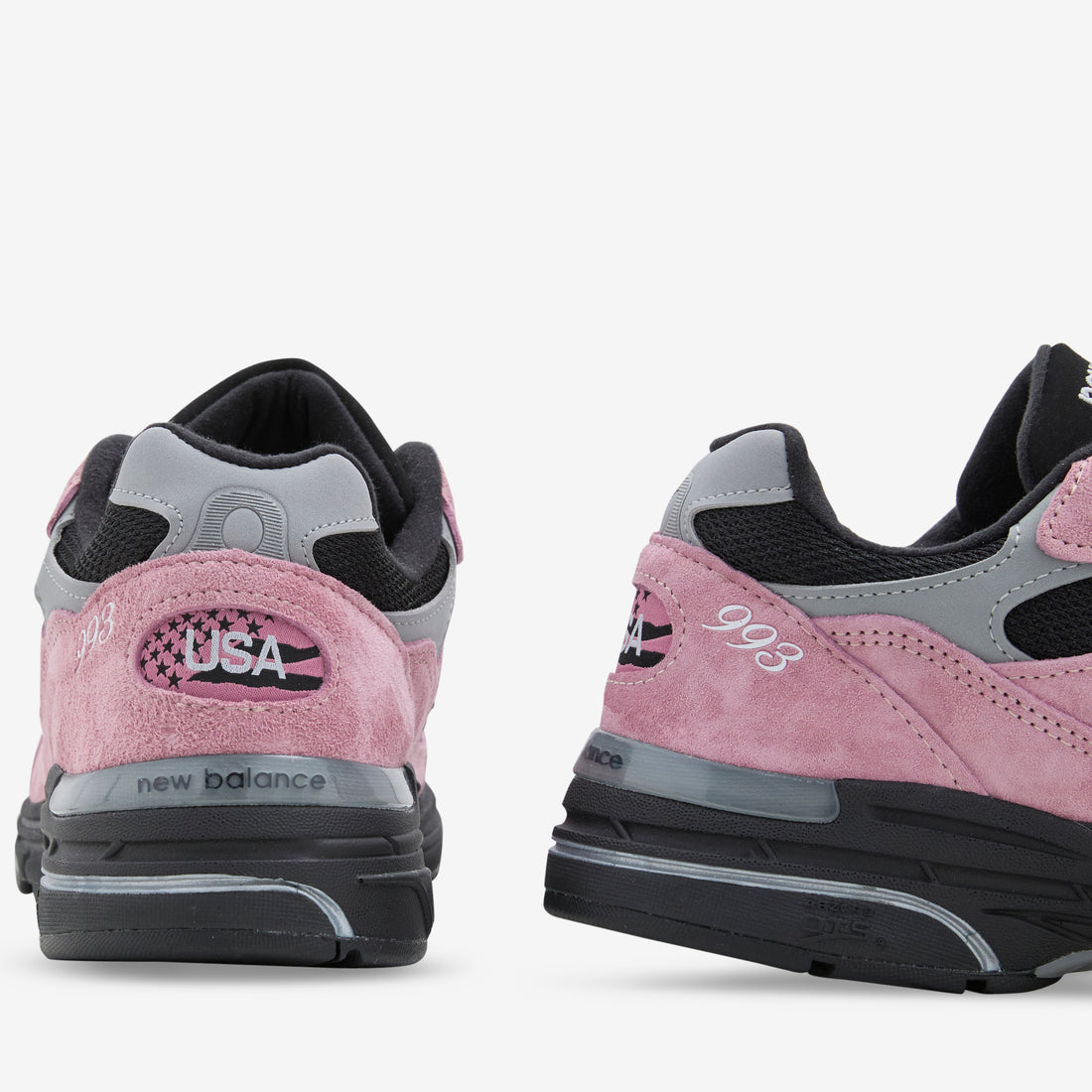 Made in USA 993 Pink Taffy | Black Footwear