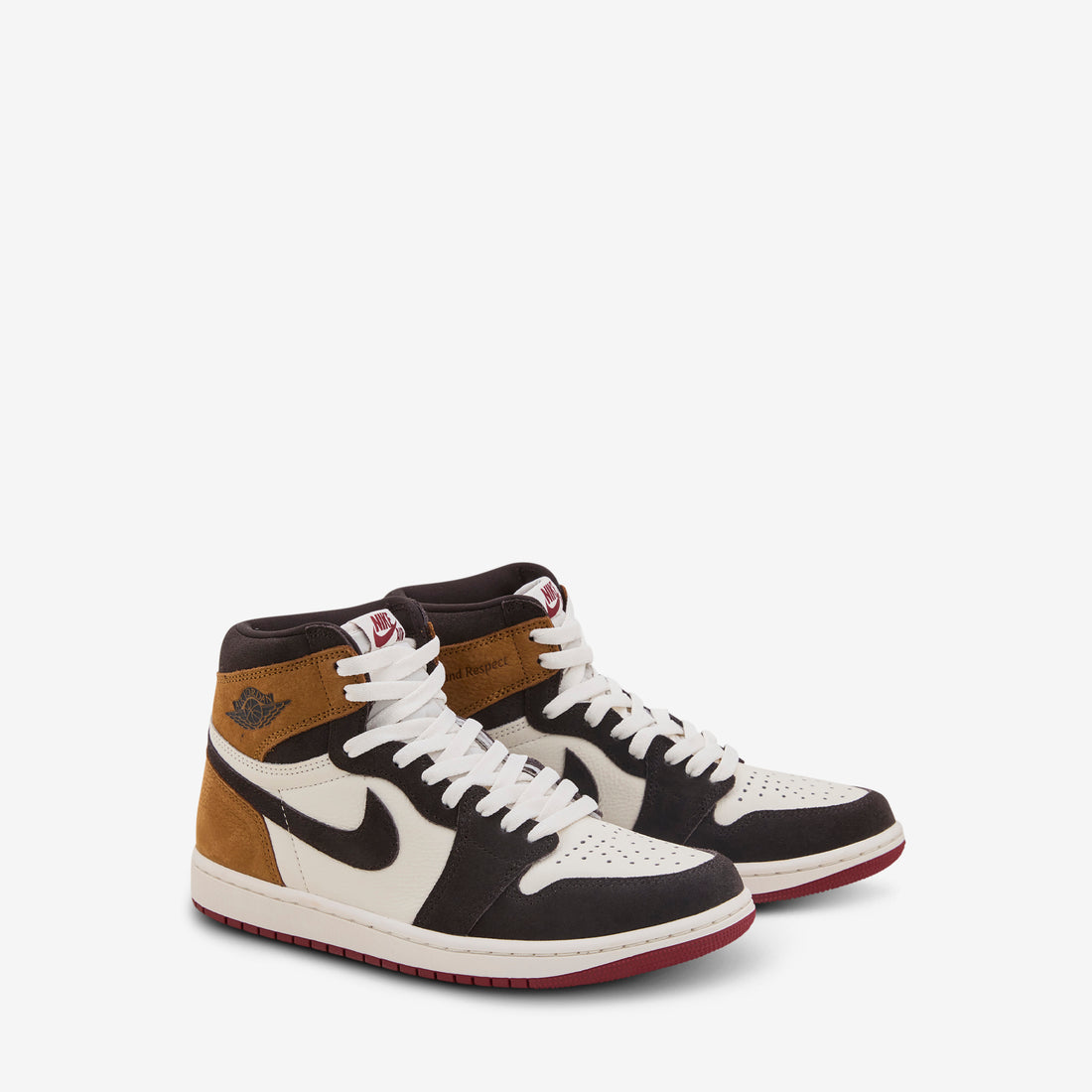 Grade School Air Jordan 1 Retro High OG Shadow Brown | Team Red | Lt British Tan Footwear