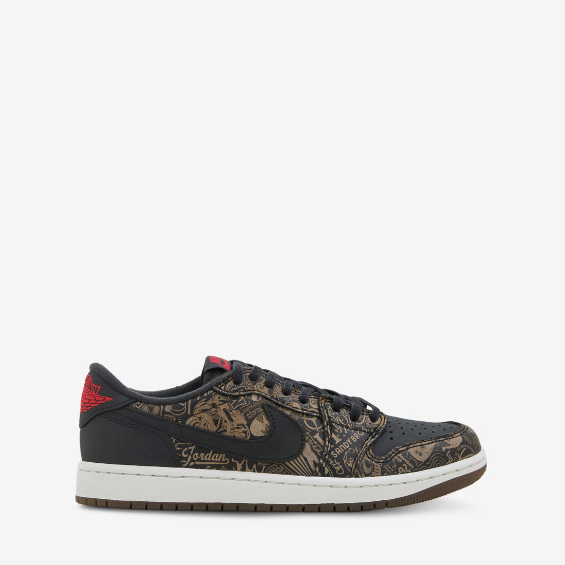 Air Jordan 1 Low OG 'Laser' Black | Varsity Red | Summit White Footwear