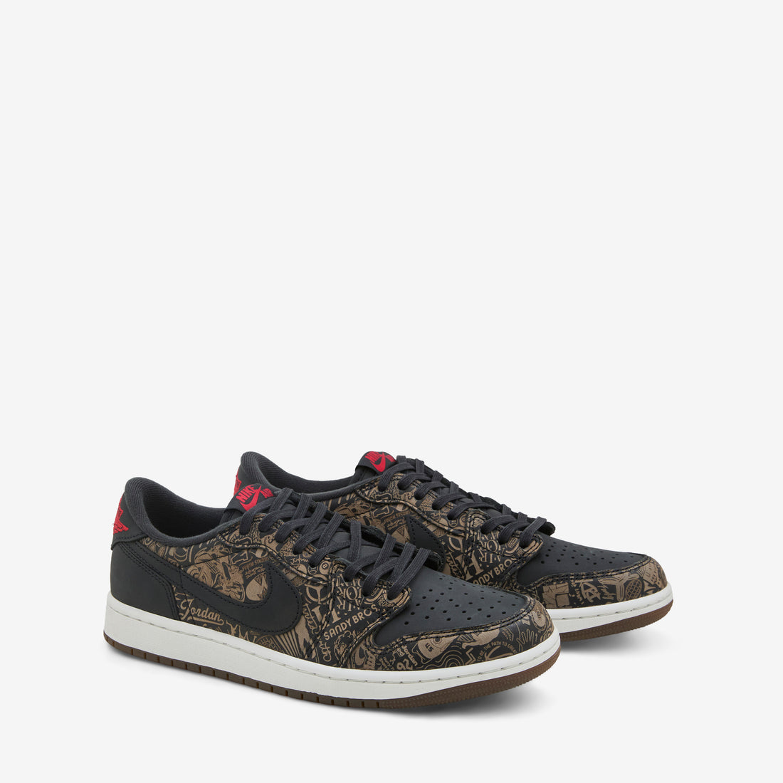 Air Jordan 1 Low OG 'Laser' Black | Varsity Red | Summit White Footwear