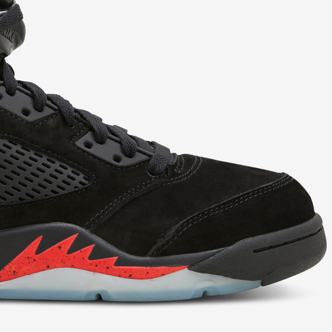 Grade School Air Jordan 5 Retro OG 'Halloween' Black | Black | Picante Red | Glow N The Dark Footwear