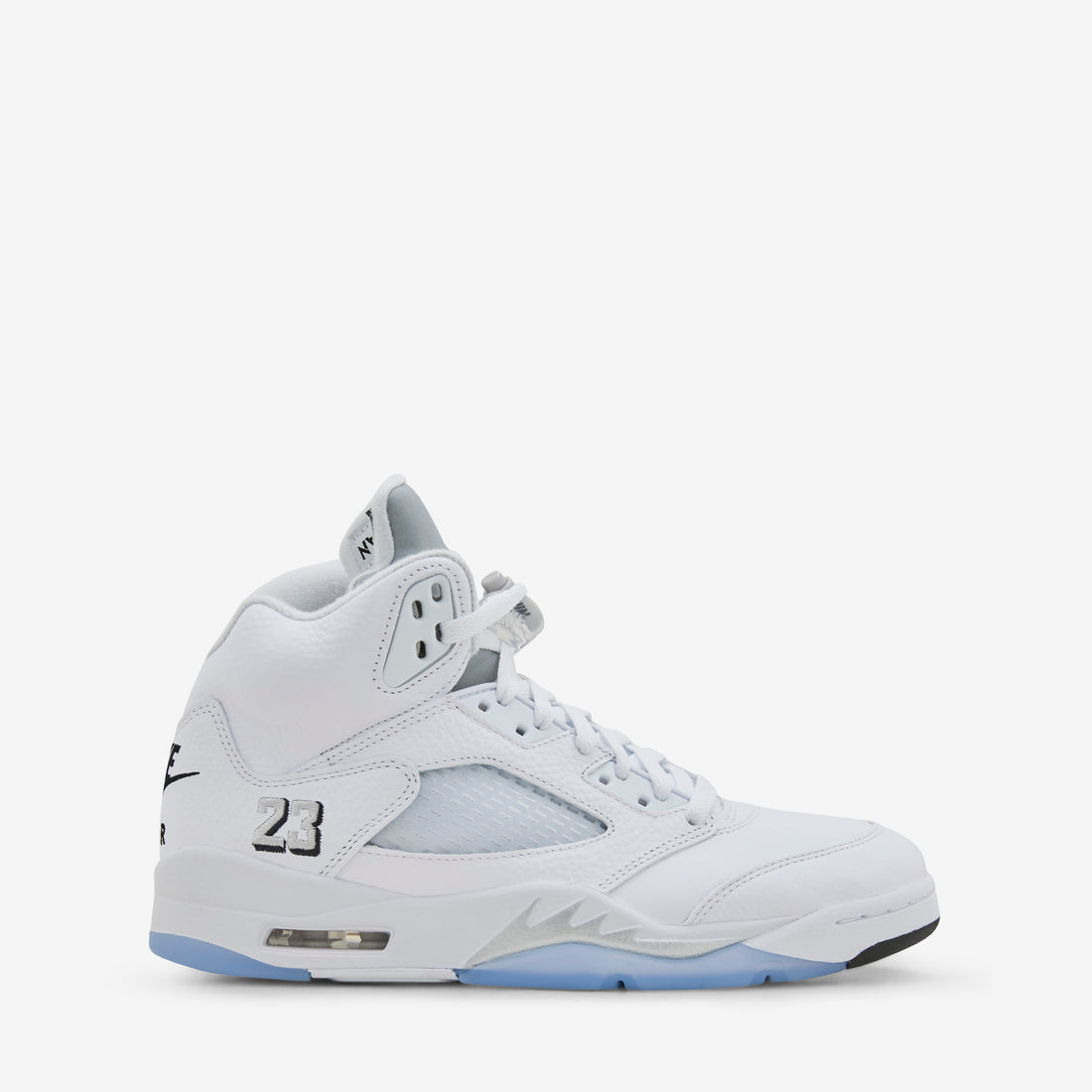 Air Jordan 5 Retro OG White | Black | Metallic Silver Footwear