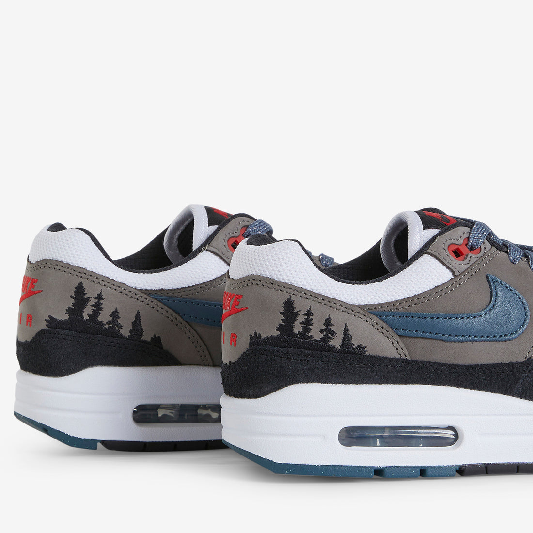 Air Max 1 PRM White | Slate Blue | Black | Soft Grey Footwear