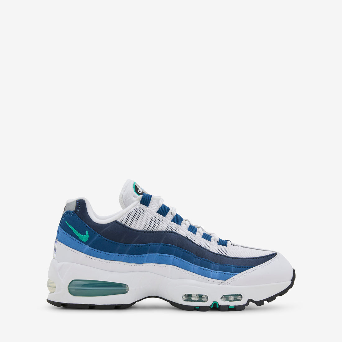 Air Max 95 OG White | Emerald Green | Lake Blue Footwear