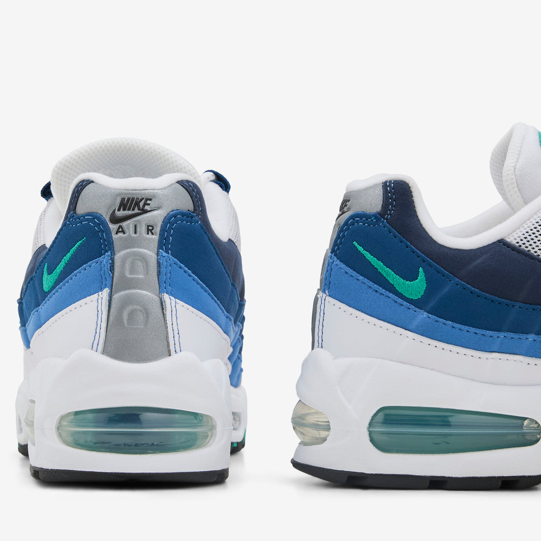 Air Max 95 OG White | Emerald Green | Lake Blue Footwear