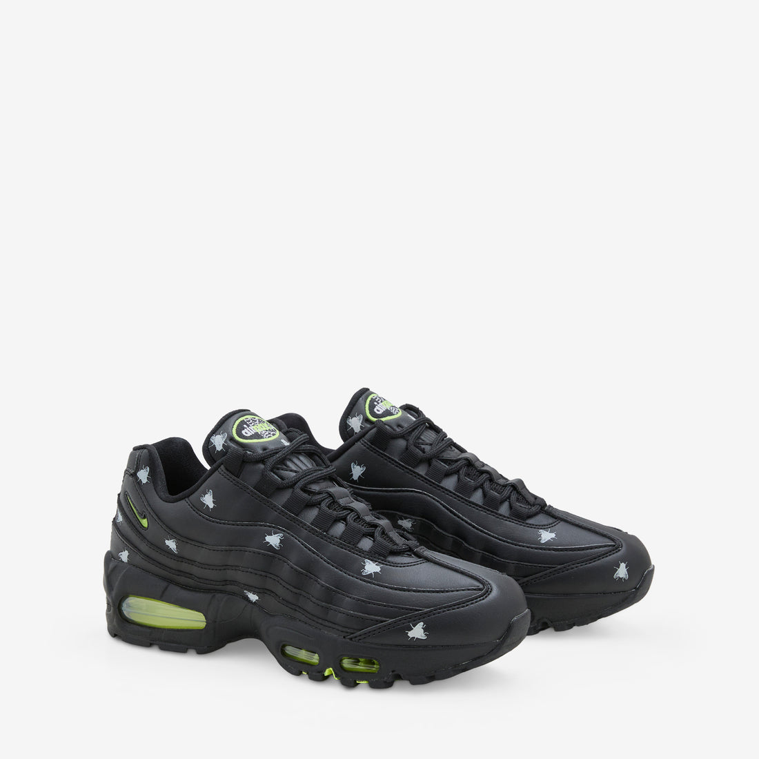 Nike Air Max 95 PRM Black | Neon Yellow | Black | Metallic Dark Grey Footwear