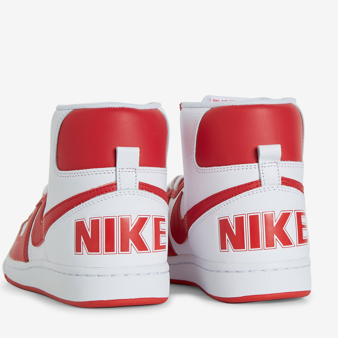 Terminator High White | University Red Footwear