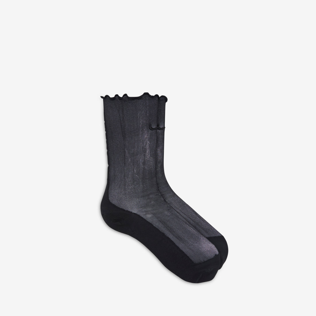 Women's Sheer Training Ankle Socks Black | Black Accessories